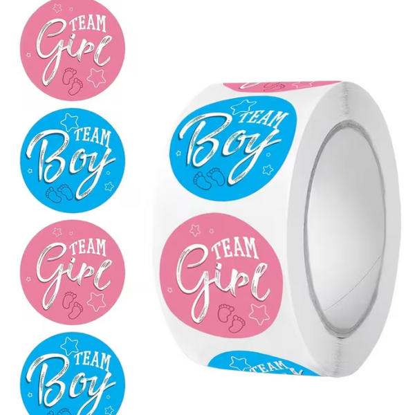 Stickers Team Girl/Boy