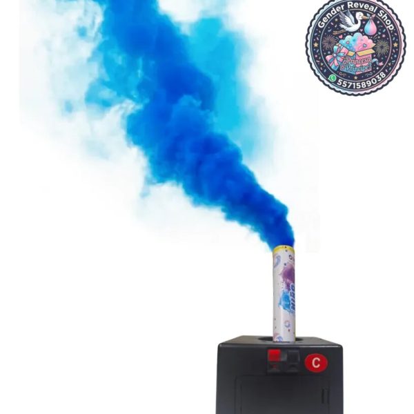 Humo de Color Azul para Revelacion de Genero